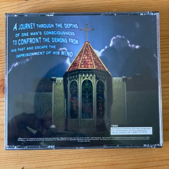 SANITARIUM (1998) - Retro Horror PC-CD ROM Game -3 Discs Rare* - Picture 4 of 4